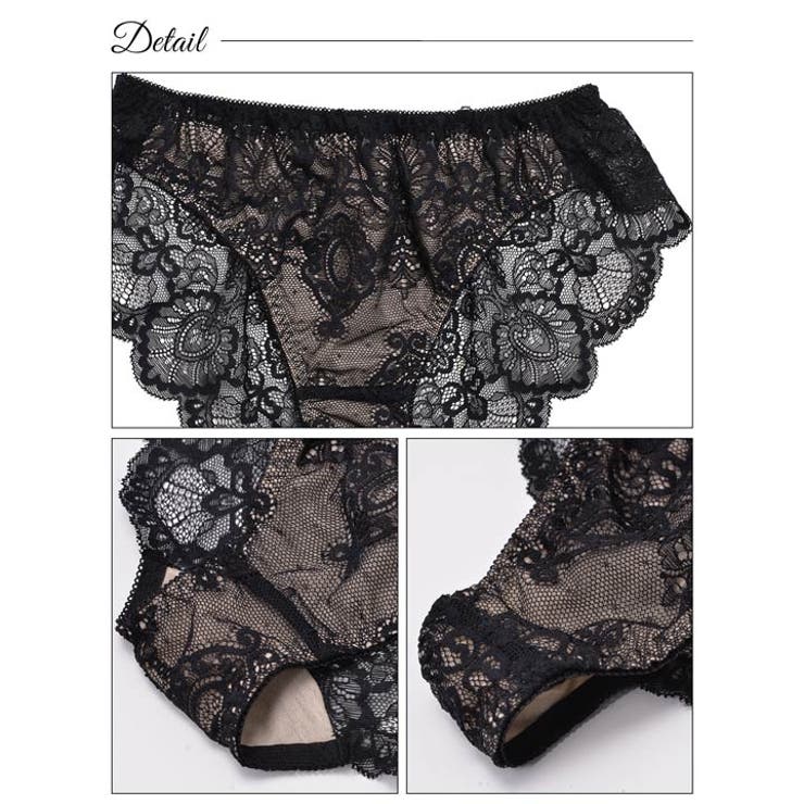 脇高ブラジャー ショーツ セット | Dazzy | 詳細画像11 