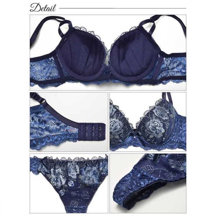 ブラジャー 脇高ブラジャー ショーツ | Dazzy | 詳細画像10 