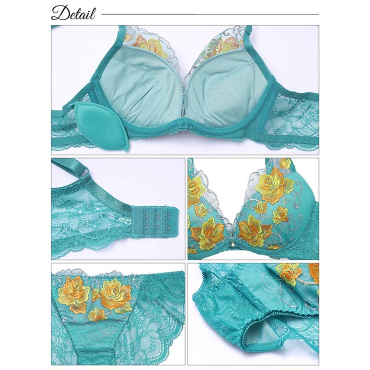 ブラジャー 脇高ブラジャー ショーツ | Dazzy | 詳細画像9 