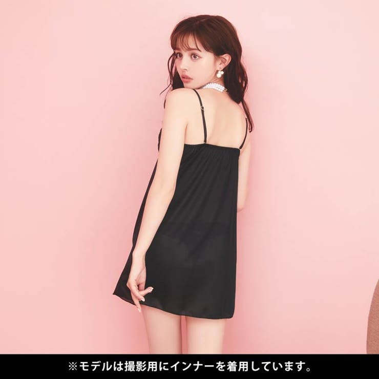 スモーキー レースアップ ベビードール | Dazzy | 詳細画像5 