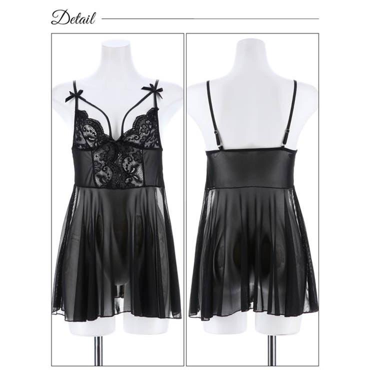 ベビードール ダマスク メッシュコード | Dazzy | 詳細画像6 