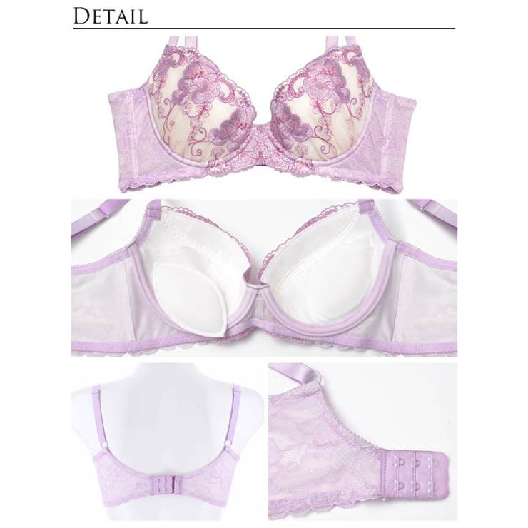 ブラジャー 脇高ブラジャー ショーツ | Dazzy | 詳細画像10 