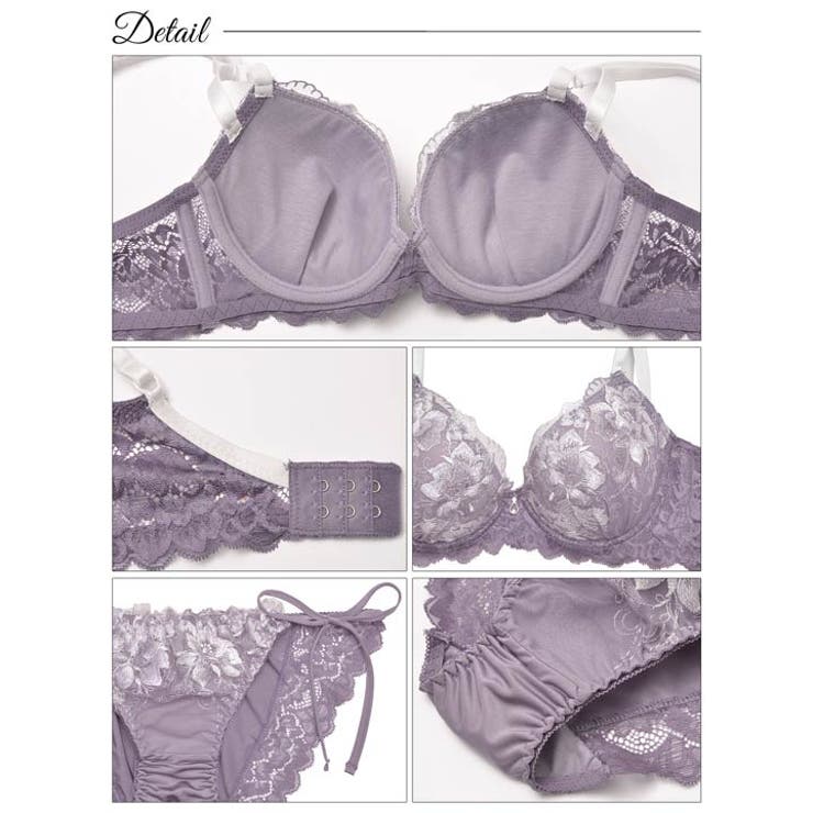 脇高ブラジャー ショーツ セット | Dazzy | 詳細画像10 