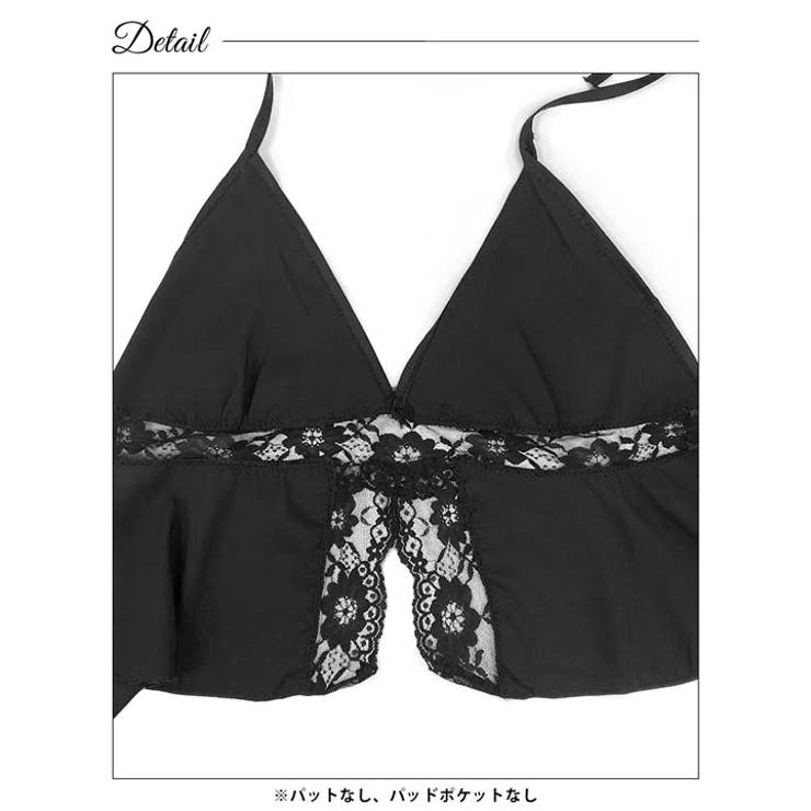 ベビードール センシュアル レース バックリボン ベビードール | Dazzy | 詳細画像10