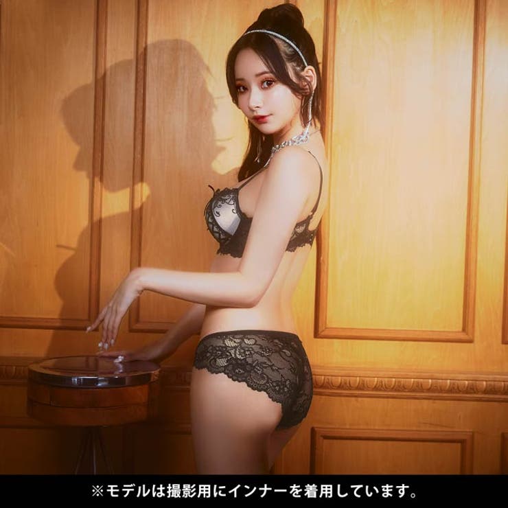 脇高ブラジャー ショーツ セットゴシック | Dazzy | 詳細画像6 