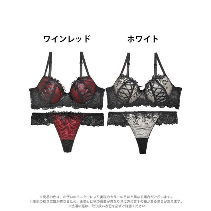 脇高ブラジャー ショーツ セットゴシック | Dazzy | 詳細画像7 