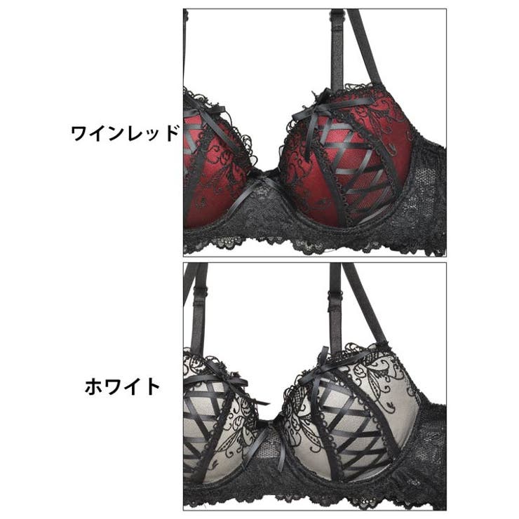 ゴシックレースアップブラD75レッドTバックMサイズほか ゴシックレースアップブラD75レッドTバックMサイズほか