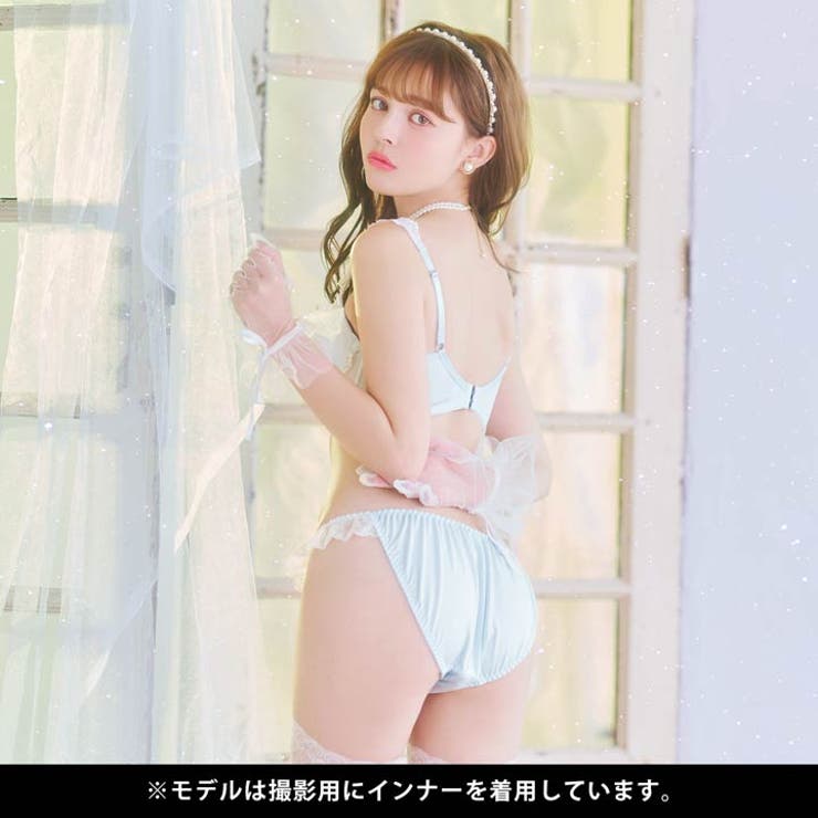 脇高ブラジャー ショーツ セット | Dazzy | 詳細画像7 