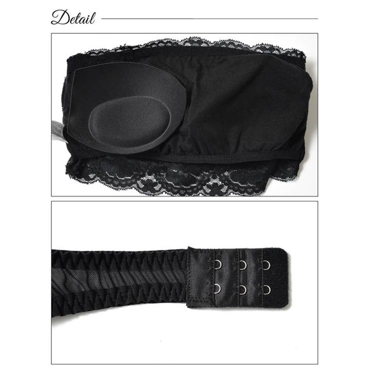 チューブブラ ノンワイヤー フラワー | Dazzy | 詳細画像10 