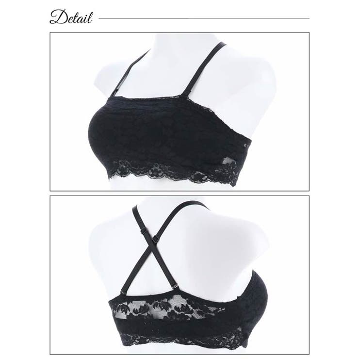 チューブブラ ノンワイヤー フラワー | Dazzy | 詳細画像9 