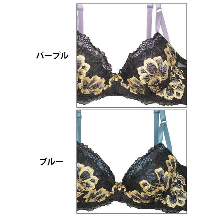脇高ブラジャー ショーツ セット[品番：DY000029782]｜Dazzy（デイジー