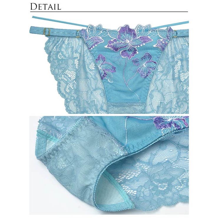 脇高ブラジャー ショーツ セット | Dazzy | 詳細画像11 