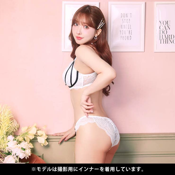 脇高ブラジャー ショーツ セット | Dazzy | 詳細画像7 