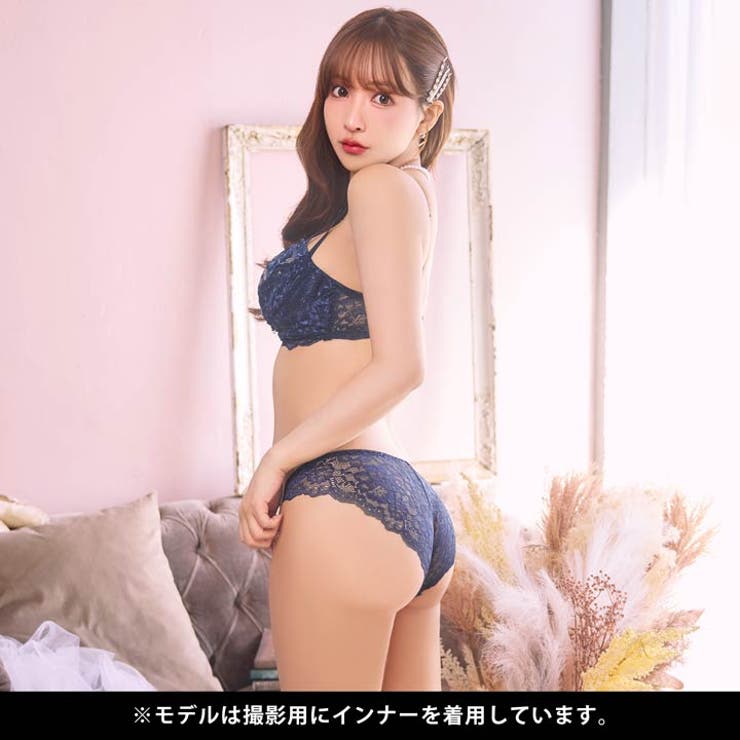 脇高ブラジャー ショーツ セット | Dazzy | 詳細画像7 