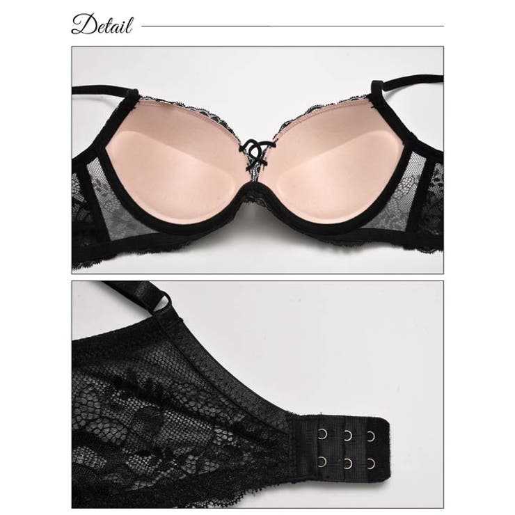 脇高ブラジャー ショーツ セット | Dazzy | 詳細画像9 