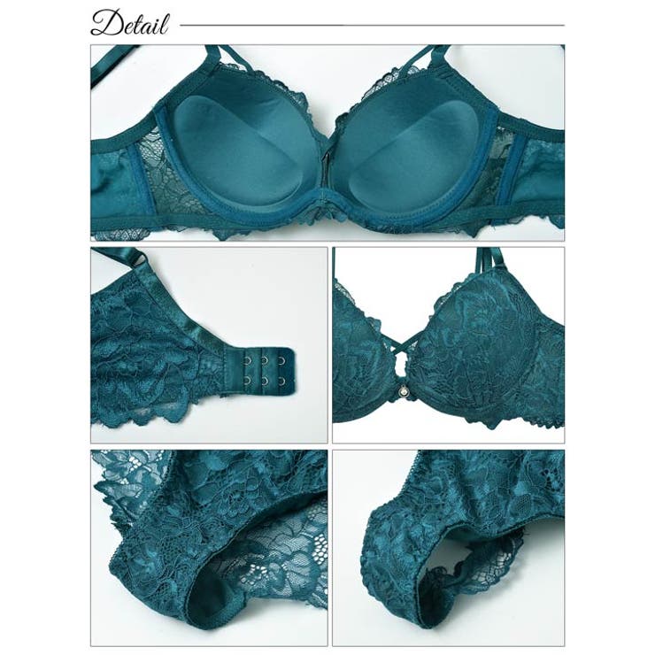 ブラジャー 脇高ブラジャー ショーツ | Dazzy | 詳細画像10 