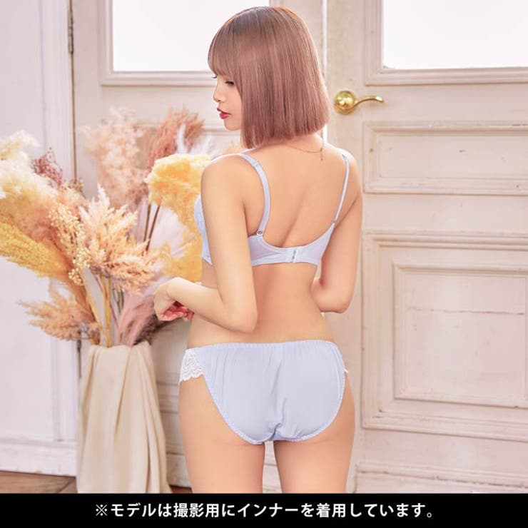 ブラジャー 脇高ブラジャー ショーツ | Dazzy | 詳細画像6 