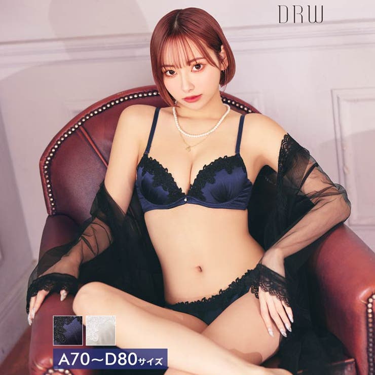 ブラジャー ショーツ セットシャーリング | Dazzy | 詳細画像1 