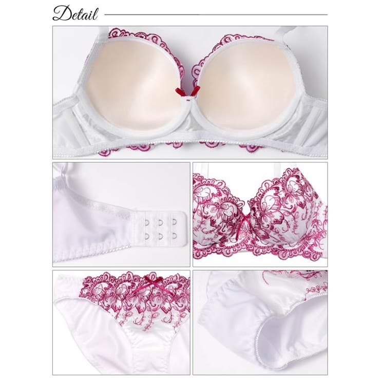 ブラジャー 脇高ブラジャー ショーツ | Dazzy | 詳細画像10 