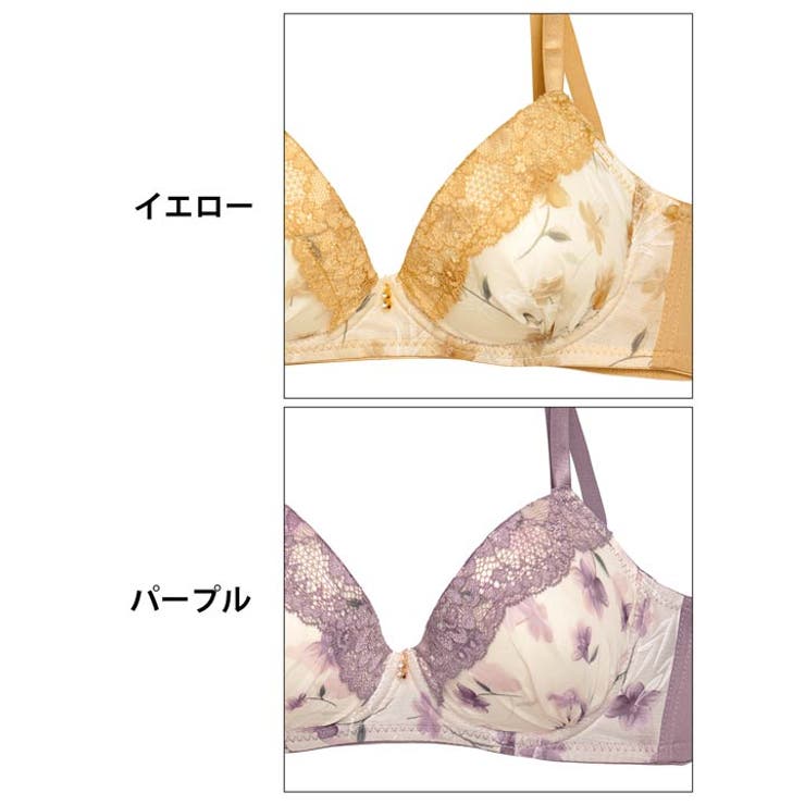 ノスタルジックフラワーレース脇高ブラジャー&フルバックショーツ | Dazzy | 詳細画像11 