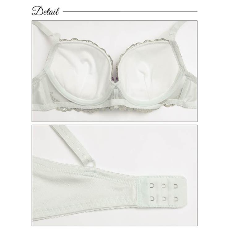 クラシカルフローラルアーチブラジャー&フルバックショーツ | Dazzy | 詳細画像9 