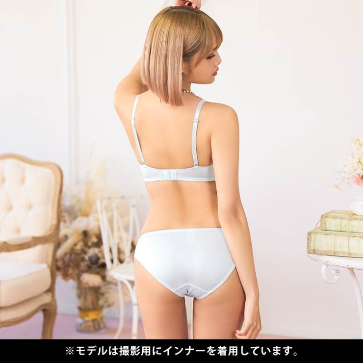 メルティダマスクフルーロンブラジャー&フルバックショーツ | Dazzy | 詳細画像7 