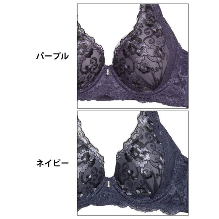 シックレディブルーム脇高ブラジャー&フルバックショーツ | Dazzy | 詳細画像11 