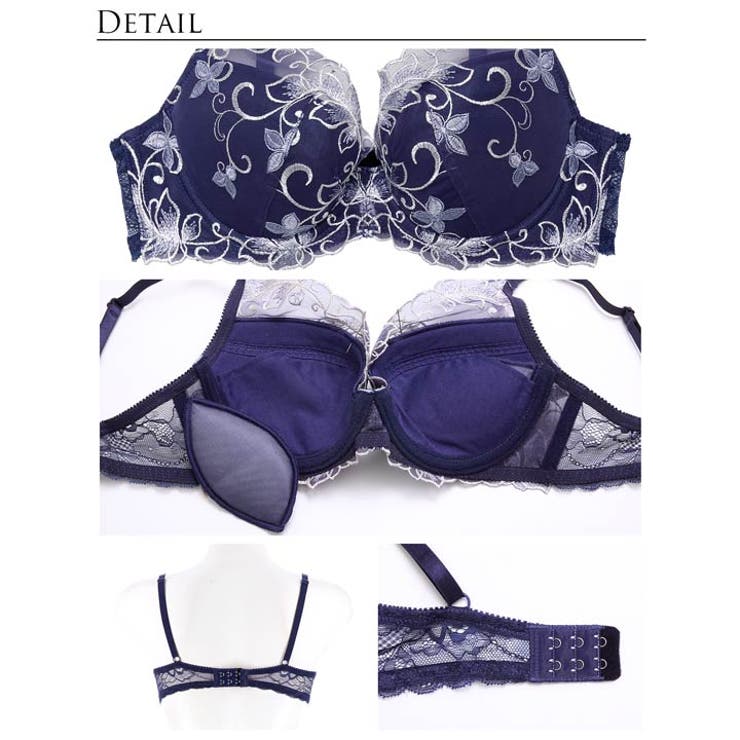 【Reinest】ディープクイーンアイビーブラジャー&バック透けTバックショーツ | Dazzy | 詳細画像10 