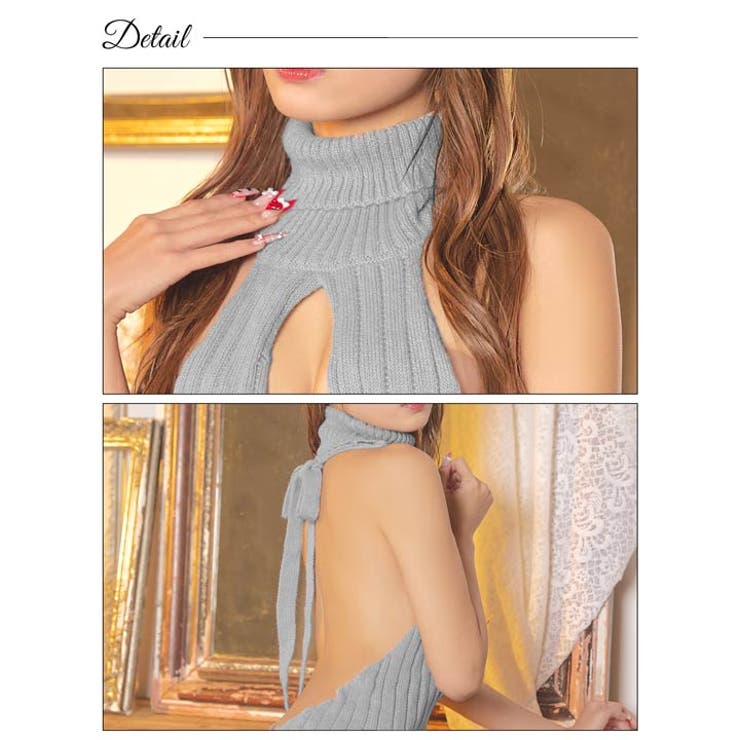 [CARRIEFRANCA] シャルムリボンニットベビードール | Dazzy | 詳細画像9 