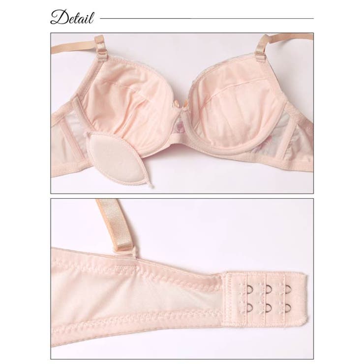 ドルチェリボンフローラルブラジャー&フルバックショーツ | Dazzy | 詳細画像8 