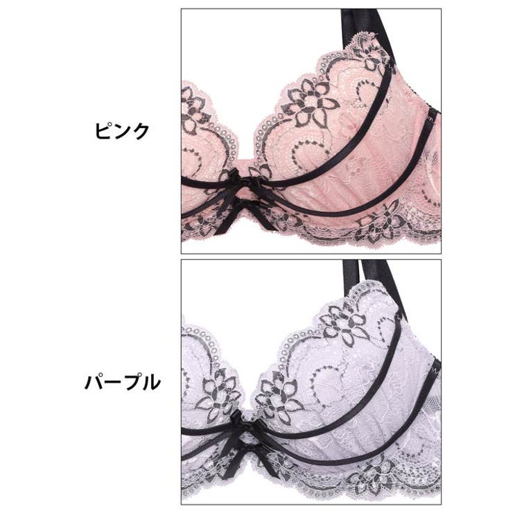 ロマネスクリボンコードブラジャー&フルバックショーツ | Dazzy | 詳細画像11 