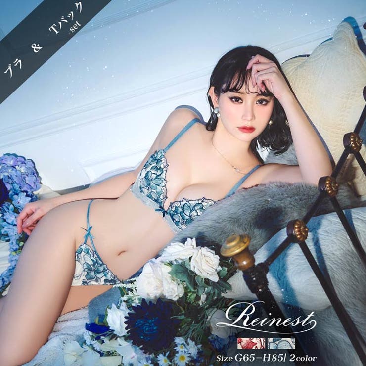 ブルームレーシィマテリアルブラジャー&バック透けTバックショーツ | Dazzy | 詳細画像6 