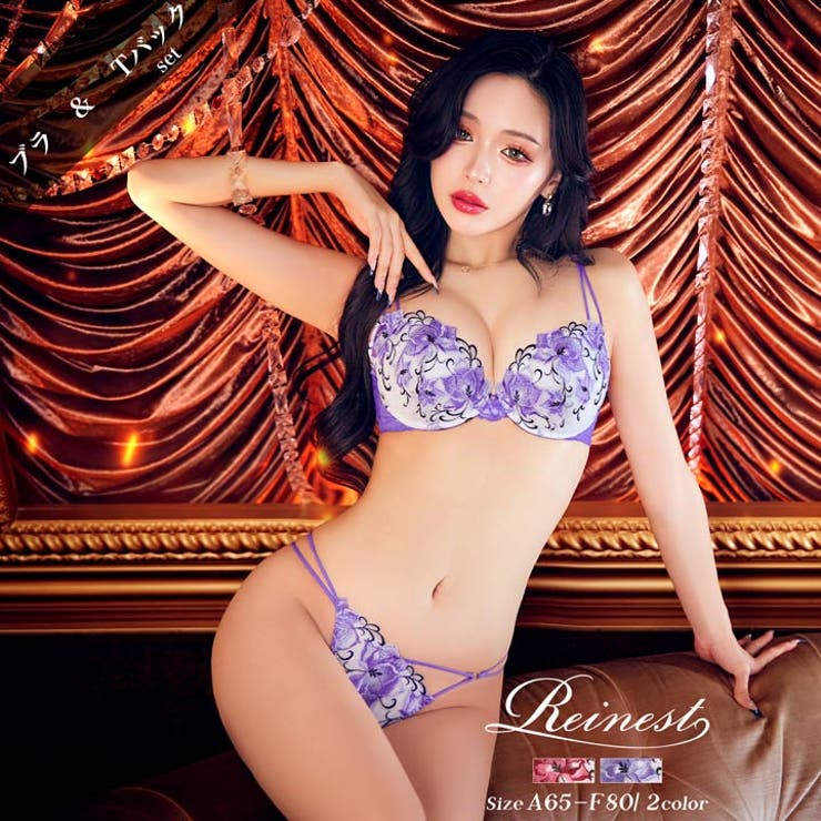 [Reinest]ミスティックアイビーフルールブラジャー&バック透けTバックショ… | Dazzy | 詳細画像6 