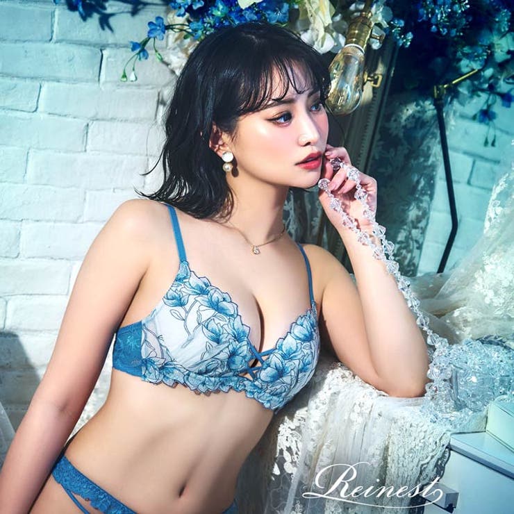 [永尾まりや着用][Reinest]ラグジュアリーブライトペタルブラジャー&バッ… | Dazzy | 詳細画像6 