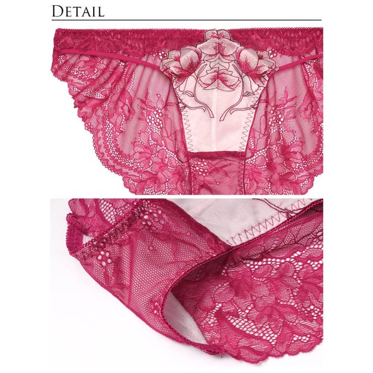 ラグジュアリーブライトペタルバック透け選べるショーツ | Dazzy | 詳細画像6 