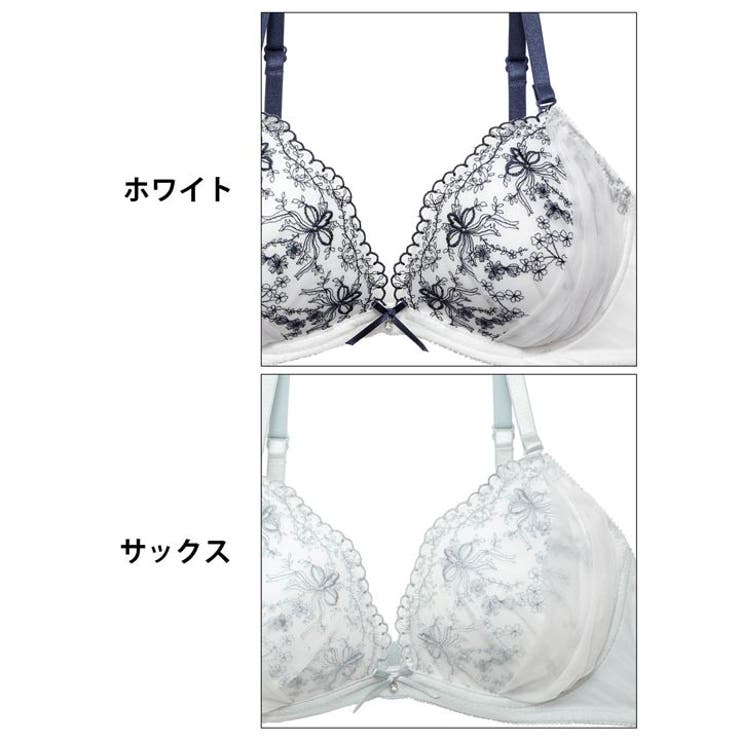 スカラップリーフチュールブラジャー&フルバックショーツ | Dazzy | 詳細画像11 