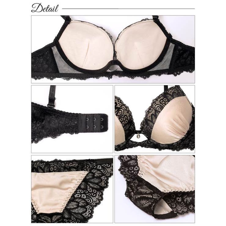 [三上悠亜着用] メロウレーシィマットサテンブラジャー&フルバックショーツ | Dazzy | 詳細画像10 