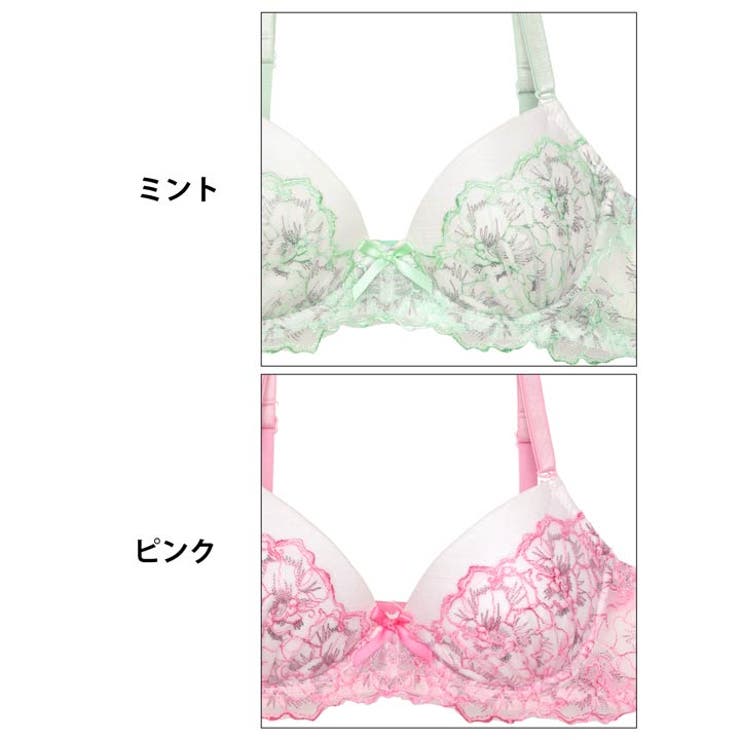 フェアリーライトフラワーブラジャー&Tバックショーツ | Dazzy | 詳細画像10 