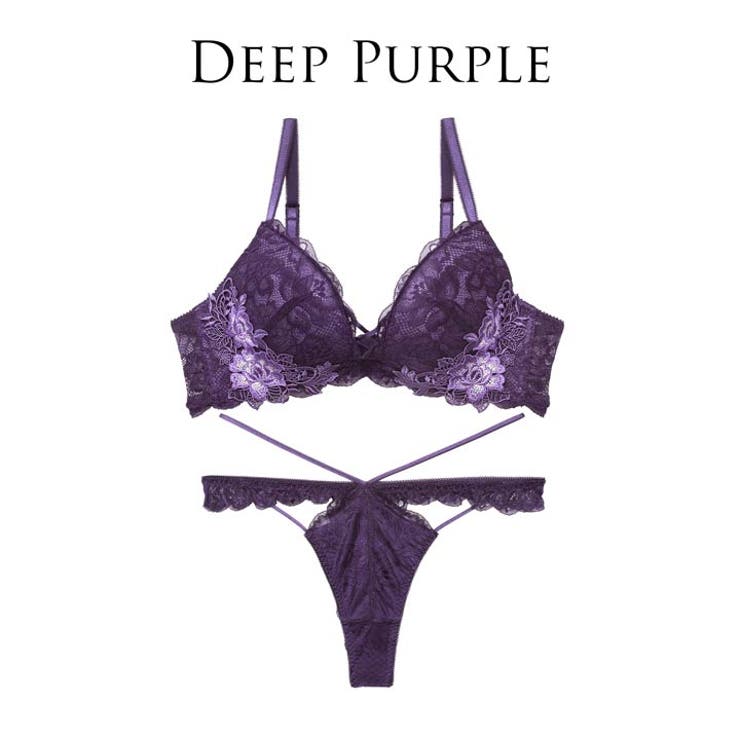 [永尾まりや着用][Reinest]ボタニカルレースアップカットブラジャー&バッ… | Dazzy | 詳細画像8 