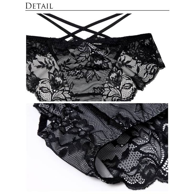 [Reinest] ミスティックレーシィクロスブラジャー&バック透けフルバックシ… | Dazzy | 詳細画像11 