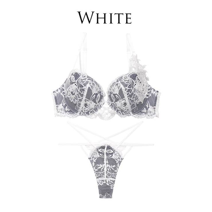  ミスティックレーシィクロスブラジャー&バック透けTバックショーツ | Dazzy | 詳細画像7 