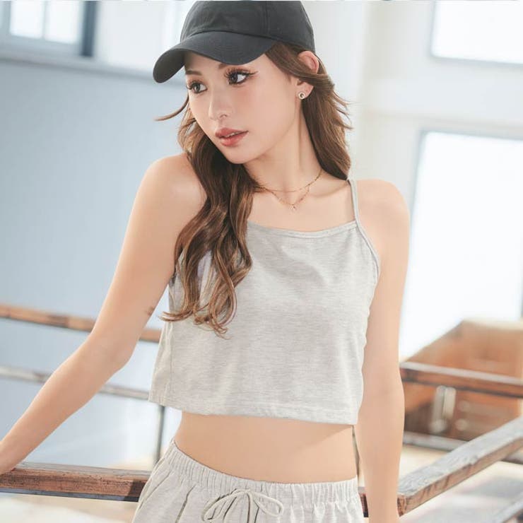 スウェットパーカー&キャミソール&ロングパンツルームウェア | Dazzy | 詳細画像2 