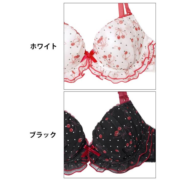 メロウドットチェリーブラジャー&フルバックショーツ | Dazzy | 詳細画像11 