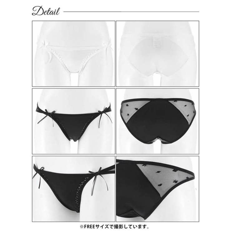 スピンドルリボンフルバックショーツ単品 | Dazzy | 詳細画像7 