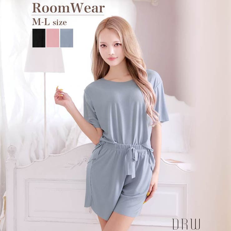 冷感リラックス半袖トップス&ショートパンツルームウェア | Dazzy | 詳細画像4 