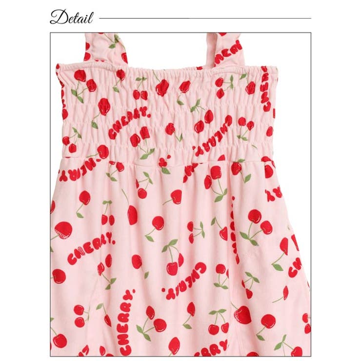 ファンシープリントノースリーブワンピースルームウェア | Dazzy | 詳細画像10 