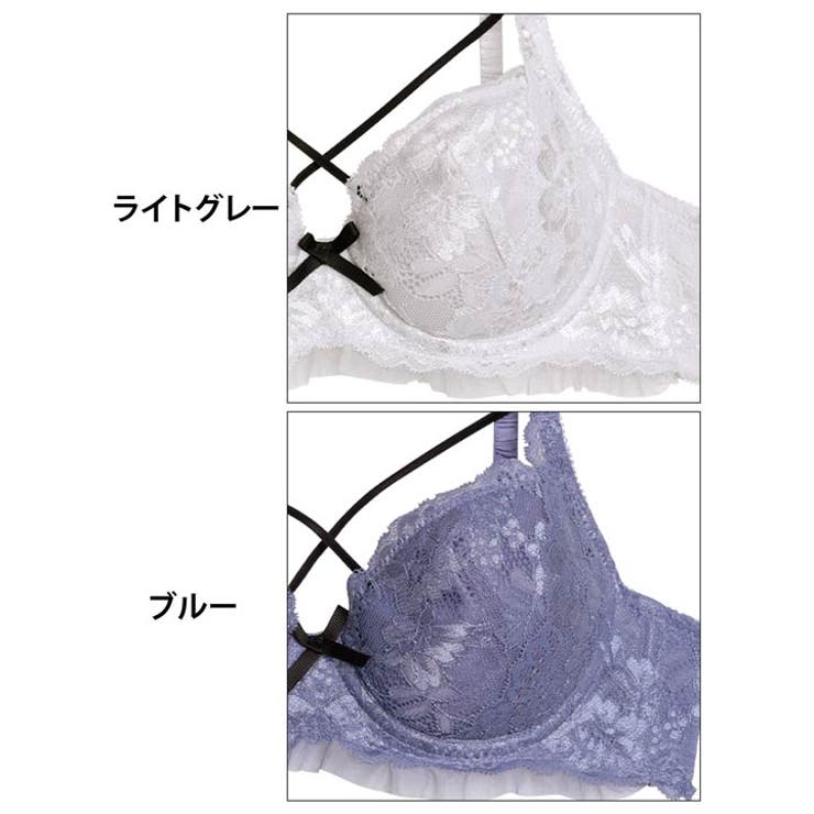 レーシィロマンスコードブラジャー&バック透けTバックショーツ | Dazzy | 詳細画像11 