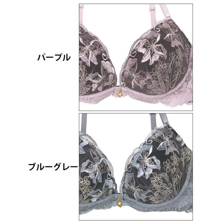 [かとゆり着用] エレガントフェアリーブルームブラジャー&サイド紐バック透けフル… | Dazzy | 詳細画像11 
