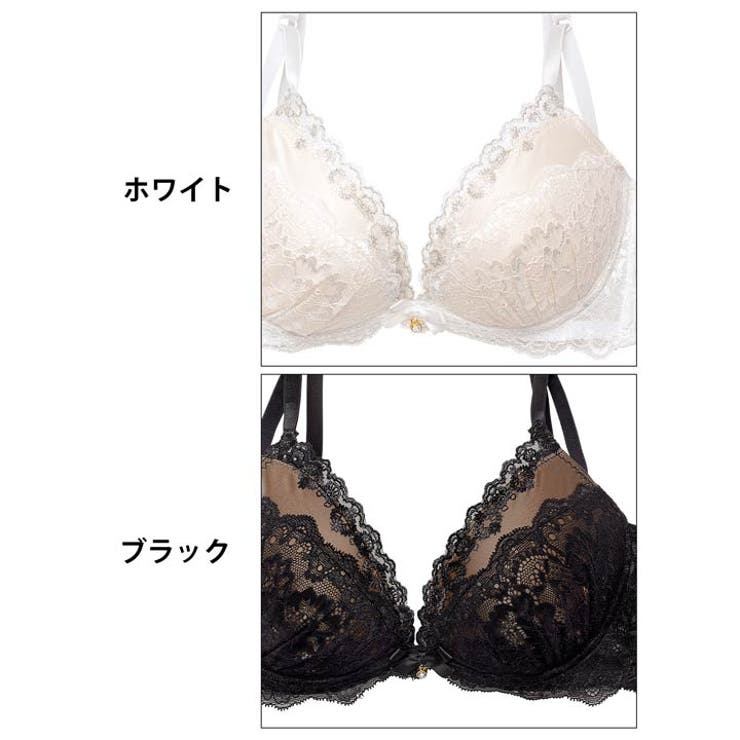 [EFサイズ] エレガンスシアーレース脇高ブラジャー&バック透けTバックショーツ | Dazzy | 詳細画像11 