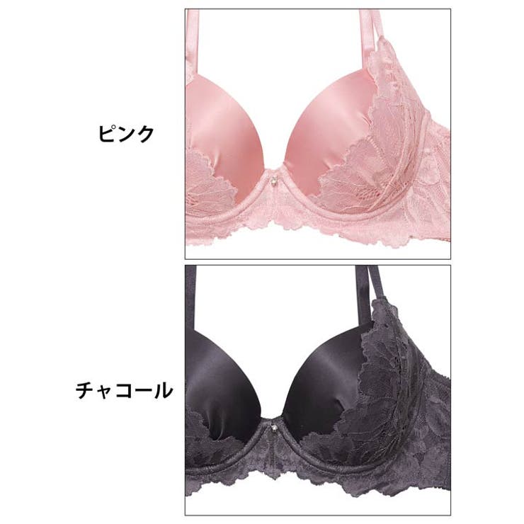 グロッシーペタルレース脇高ブラジャー&フルバックショーツ | Dazzy | 詳細画像11 